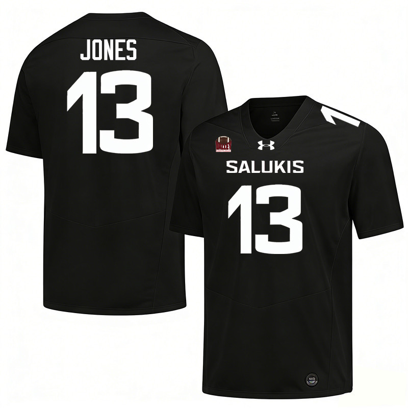 Southern Illinois Salukis #13 Jay Jones College Football Jerseys,Uniforms-Black